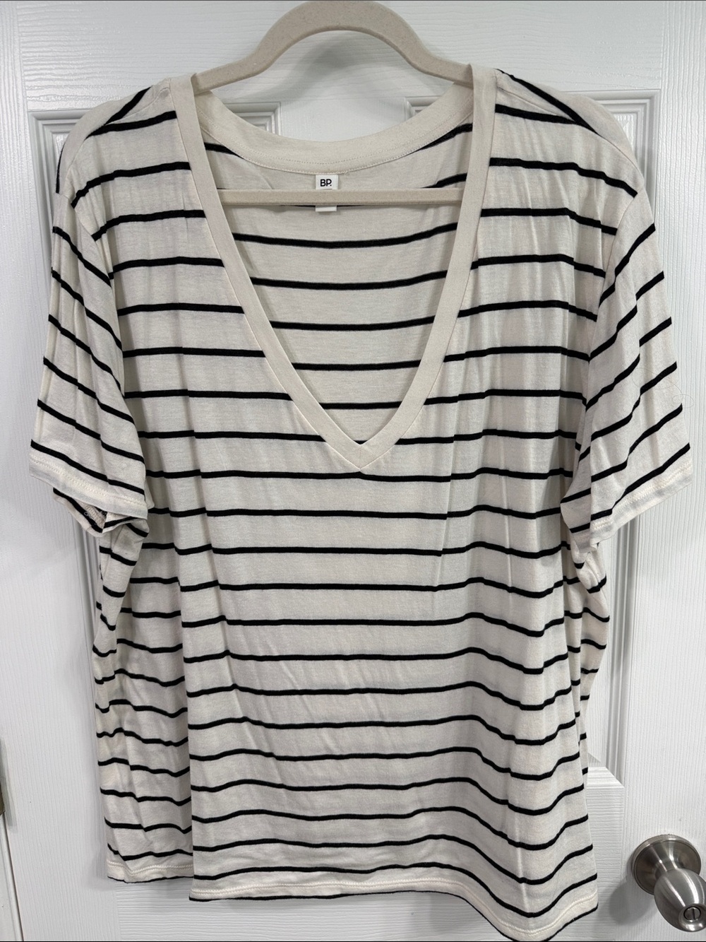 GUC BP. Brand Short Sleeve Striped Tee. Size 1X.